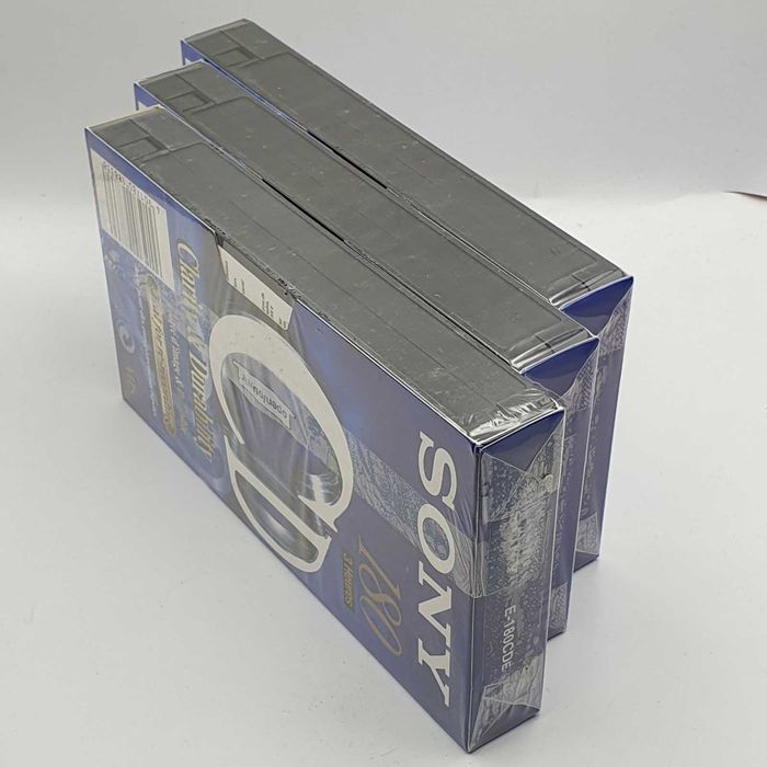 Pack de 3 Cassetes VHS SONY 180 minutos E-180CDE