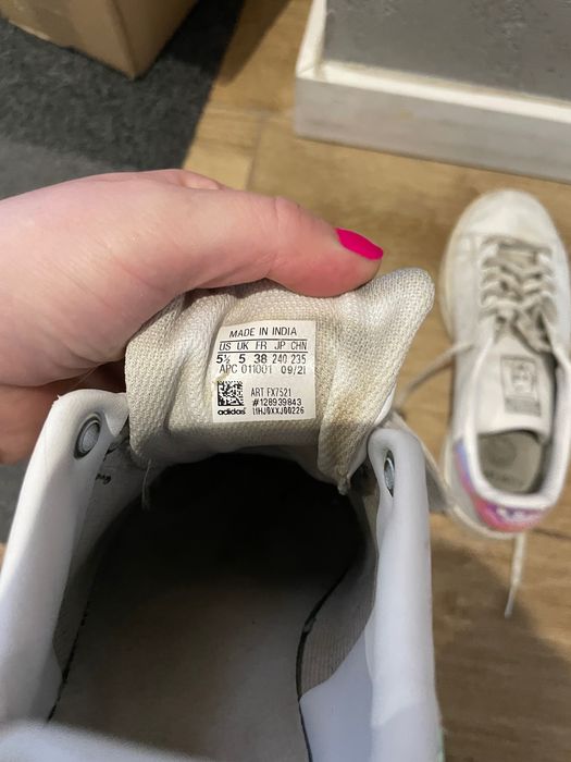 Adidasy białe smith 38