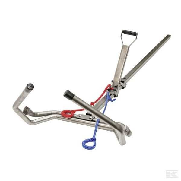 Urządzenie porodowe ze zmiennym lub stałym naciągiem. Wycielacz