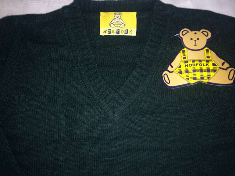 Pullover lã Norfolk verde escuro tam 4/5