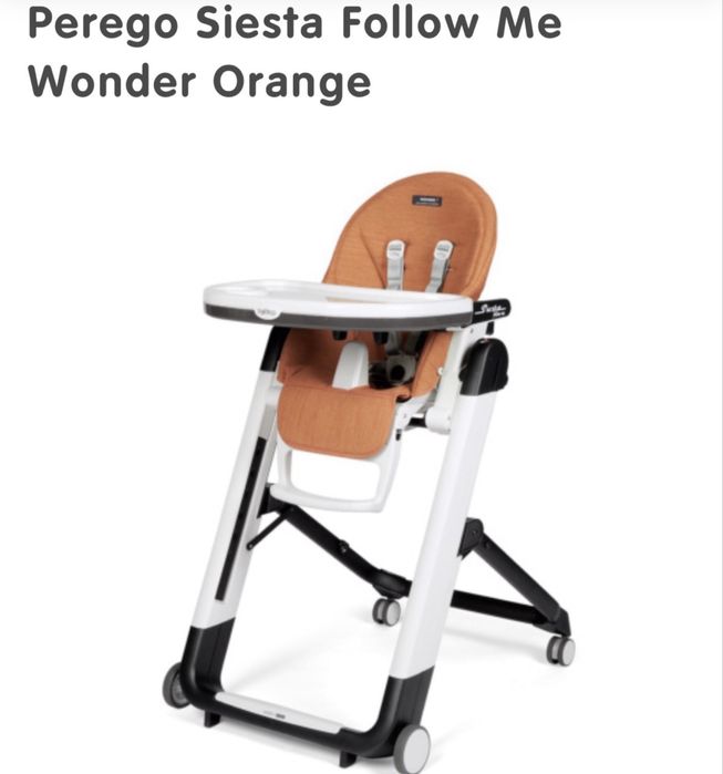 Стільчик для годування Peg-Perego Siesta Follow Me Wonder Orange
