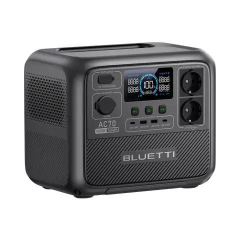 Зарядна станція Bluetti AC70, 768Wh 1000W, LiFePO4 Європа