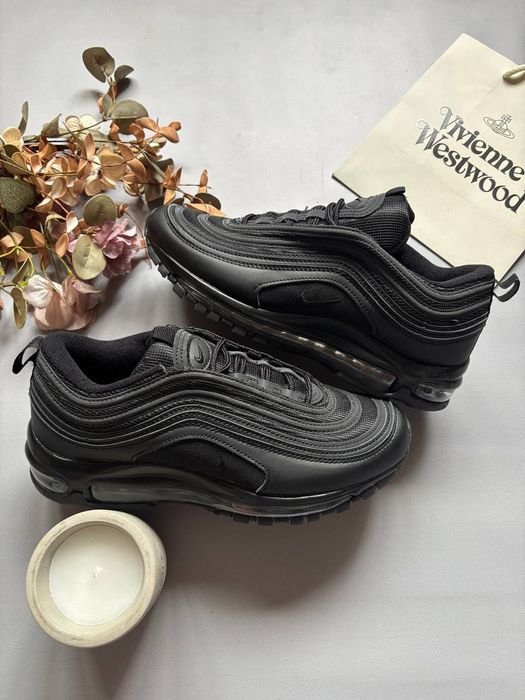 Кросівки Nike Air Max 97 Black premium | Кроссовки Найк чоловічі жіночі