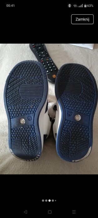 Buty dziecięce dla chłopca.