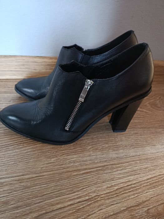 Eleganckie półbuty skóra naturalna 40