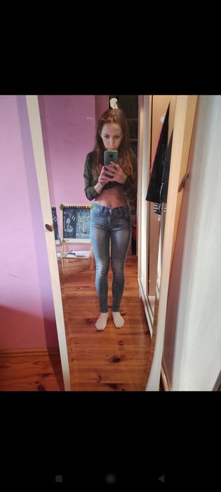Jeansy rurki firmy Denim rozmiar M
