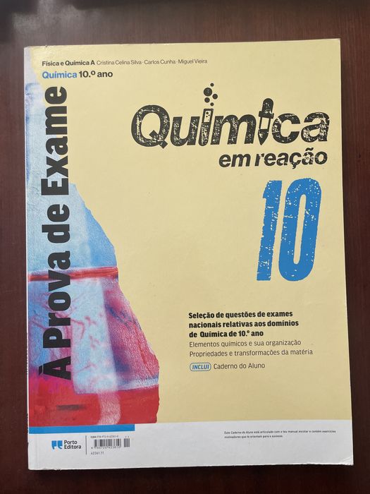 Química em reação 10 - química 10° ano - caderno de atividades