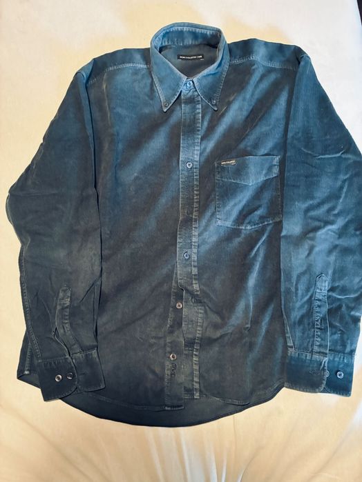 Camisa Bombazina Azul Marinho