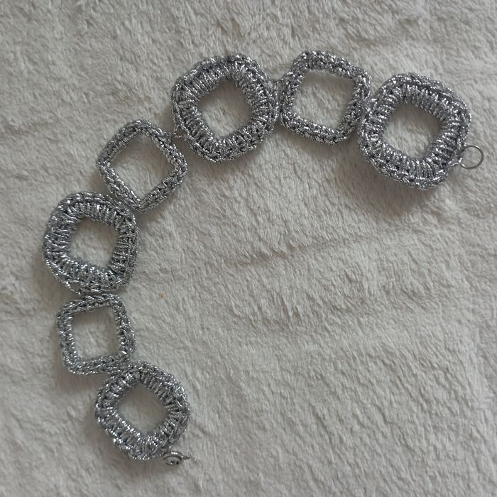 Bransoletka srebrna handmade