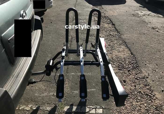 Thule велоплатформа RideOn 9503 на фаркоп 3 велосипеда витрина 105*75 см до 45 кг новыу БУ гарантия аренда установка сборка функция наклона прокат