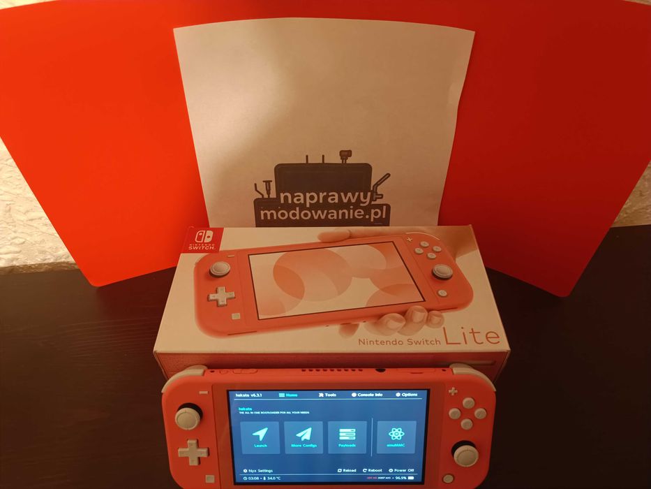 Nintendo switch różne kolory nowa zmodowana CFW atmospher karta 128 GB