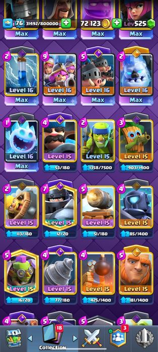 Продам акаунт Clash royale