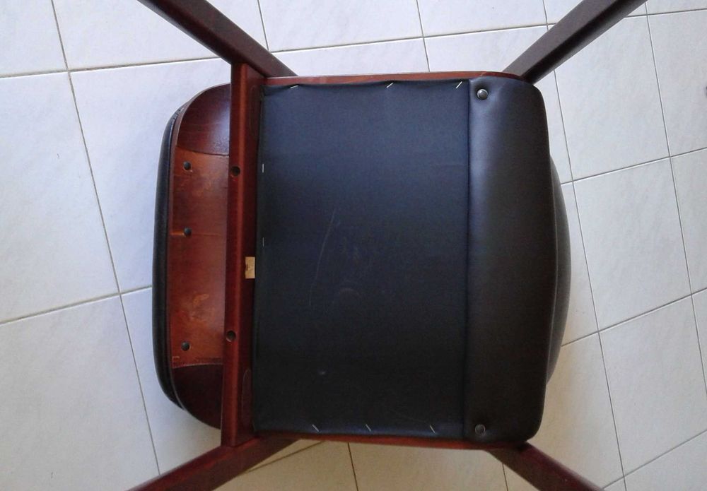 4 Cadeiras em pele, de alta qualidade - Volkle - Germany