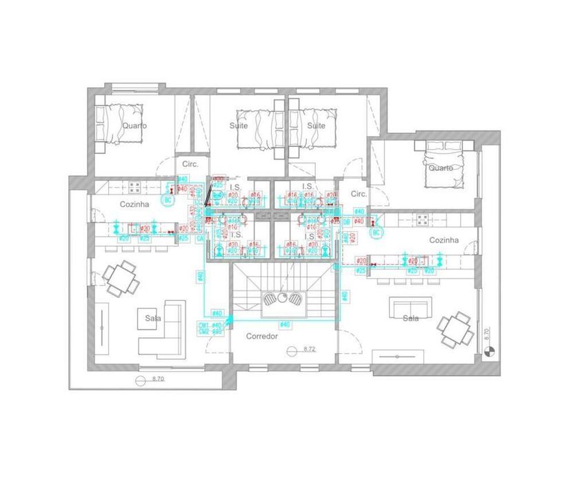 Terreno em Gafanha da Encarnação de 278,00 m2