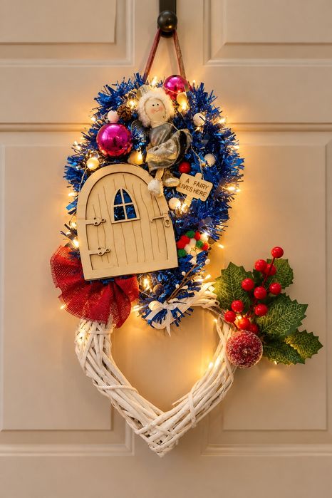 Decoração Natalicía com luzes, 45cm