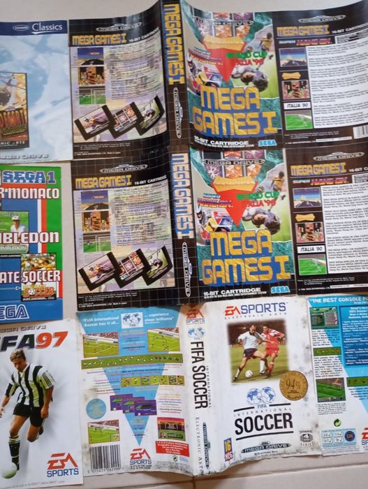 Conjunto capas Sega tb troco