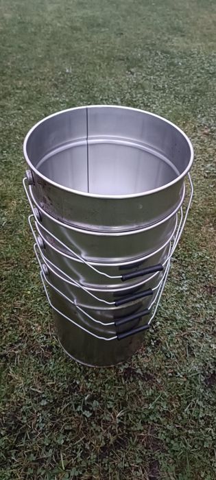 Wiadra metalowe 22 litry