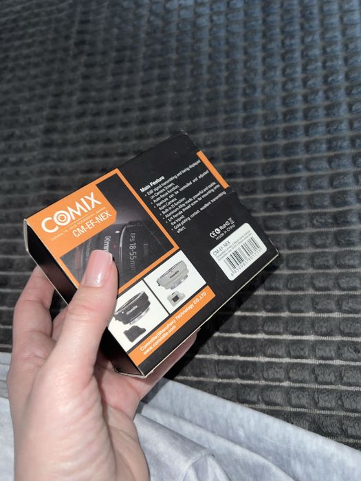 Перехідник Commlite CM-EF-NEX для Canon EF/EF-S на Sony E