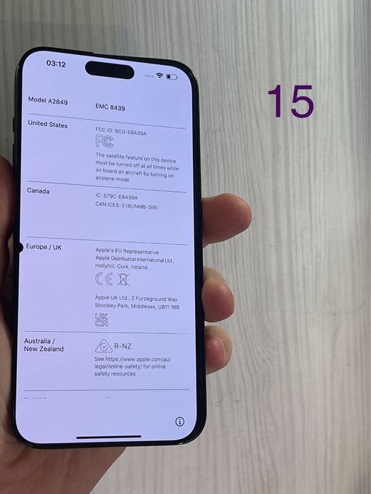 Дисплей iPhone 15 Pro Max екран розборка оригинальный оригінал донор