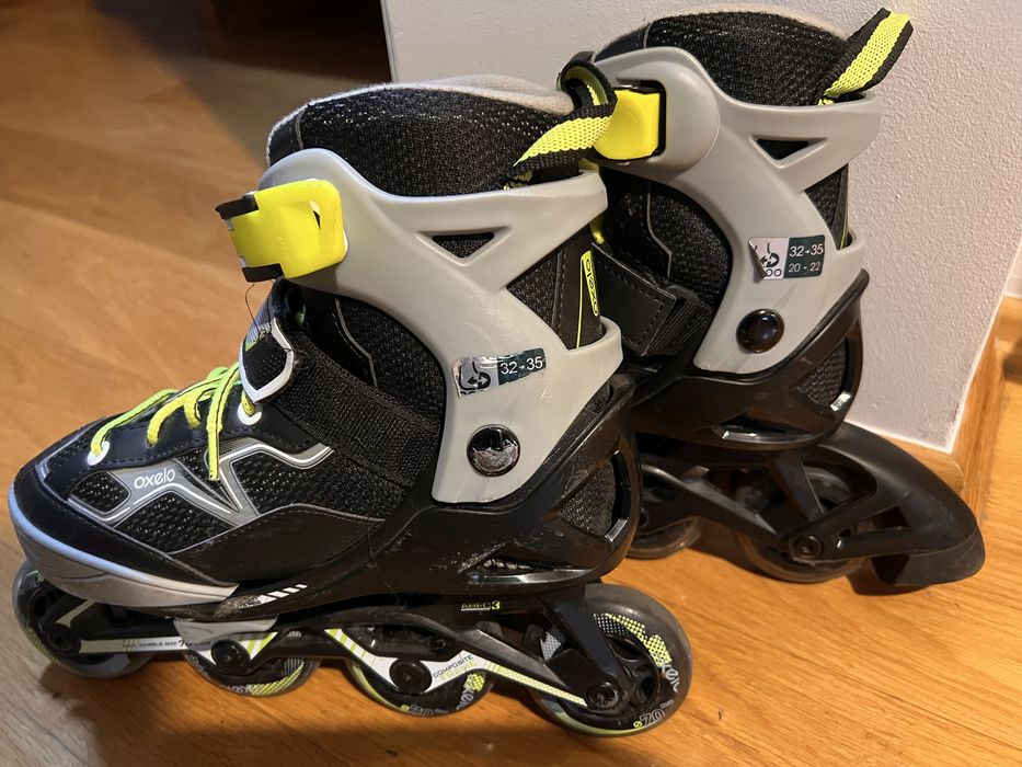 Rolki OXELO fit3 junior, regulowane roz. 32-35