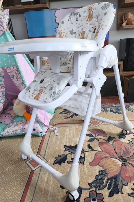 Стільчик для годування Bambi M 3233 Zoo Beige