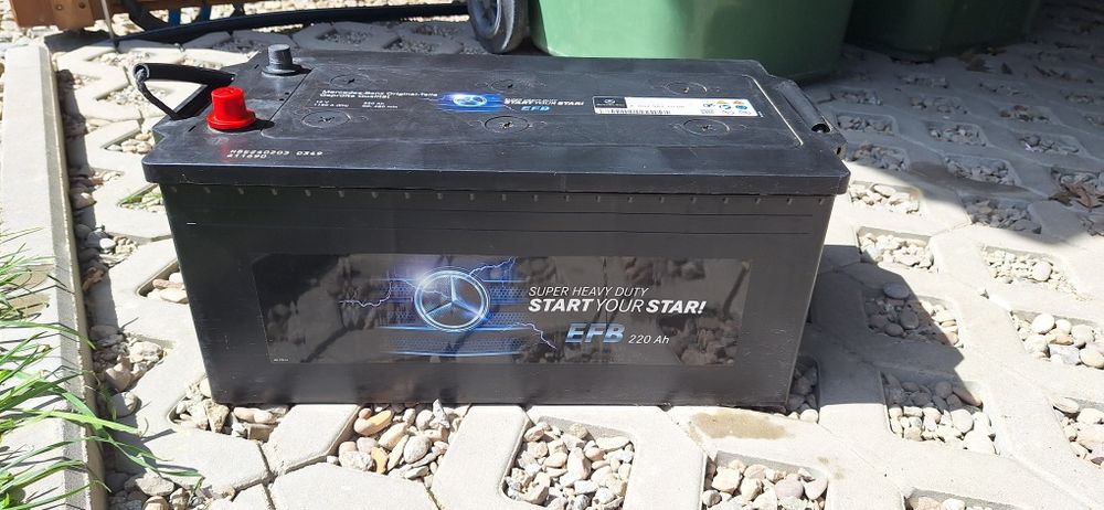 Sprzedam używane akumlatory   12v 1150A 220Ah