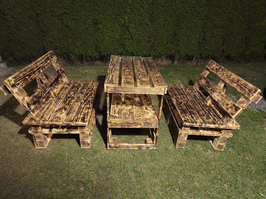 Меблі з піддонів (стіл,лавка)  стиль Loft / Rustic