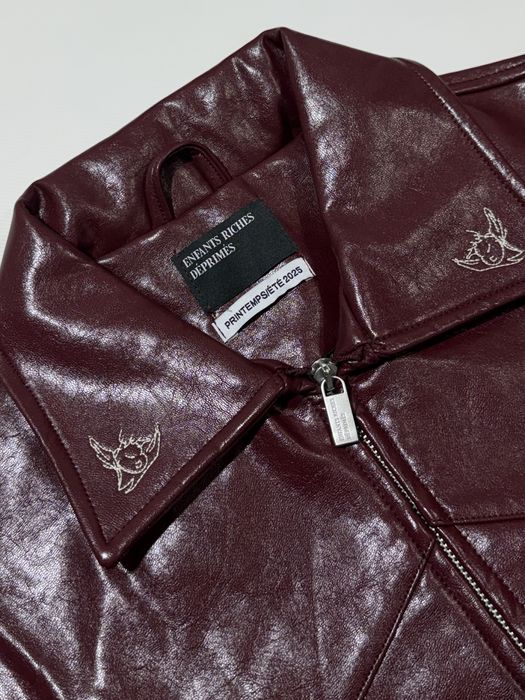 куртка кожаная Enfants Riches Deprimes Melancholy Rich Red Jacket