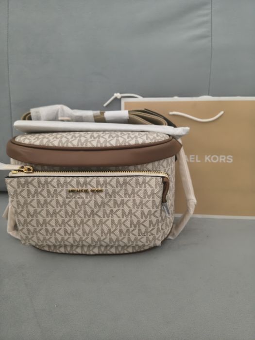 Nerka Michael Kors torebka Slater vanilla monogram