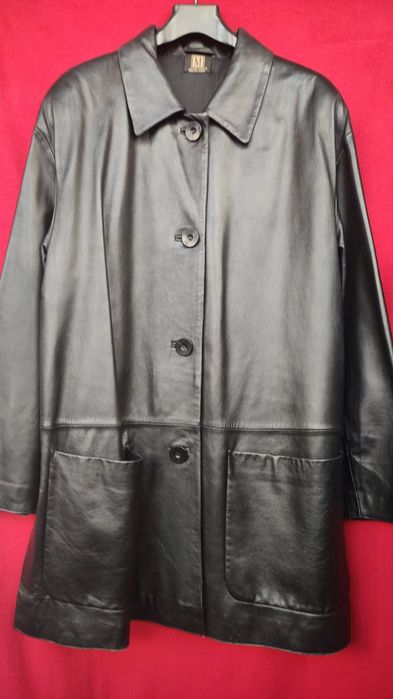 Шкіряна шкіра кожа куртка від Madeleine оригінал не Prada