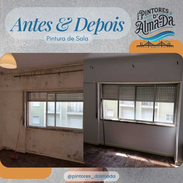 Pinturas e Reparações Profissionais de Interiores e exteriores