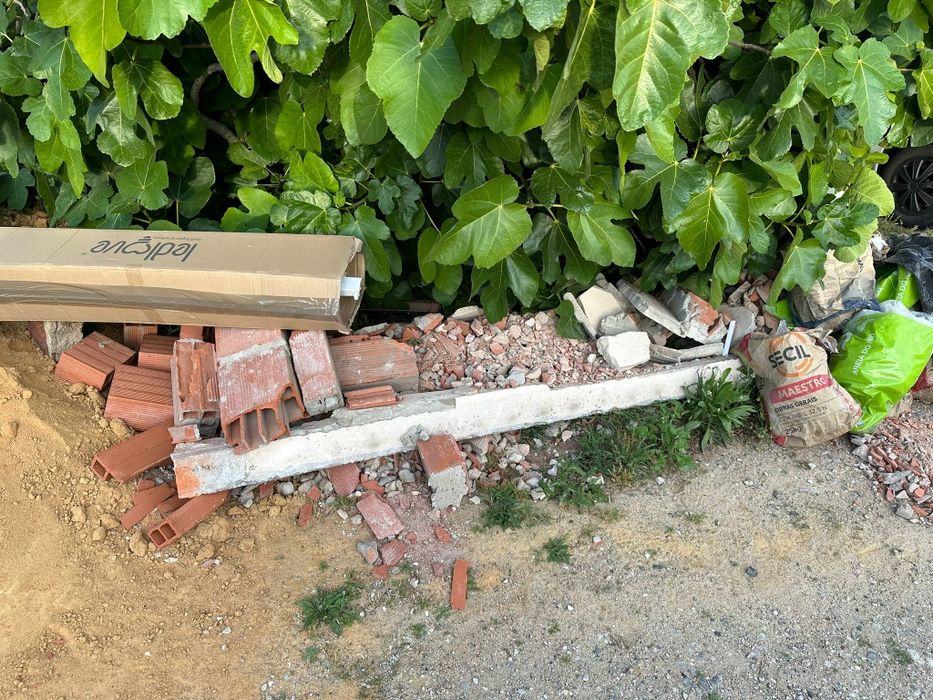 Recolha de entulho sucata