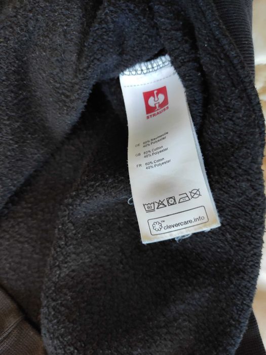 Męska bluza robocza dresowa z kapturem Engelbert Strauss r. XL new
