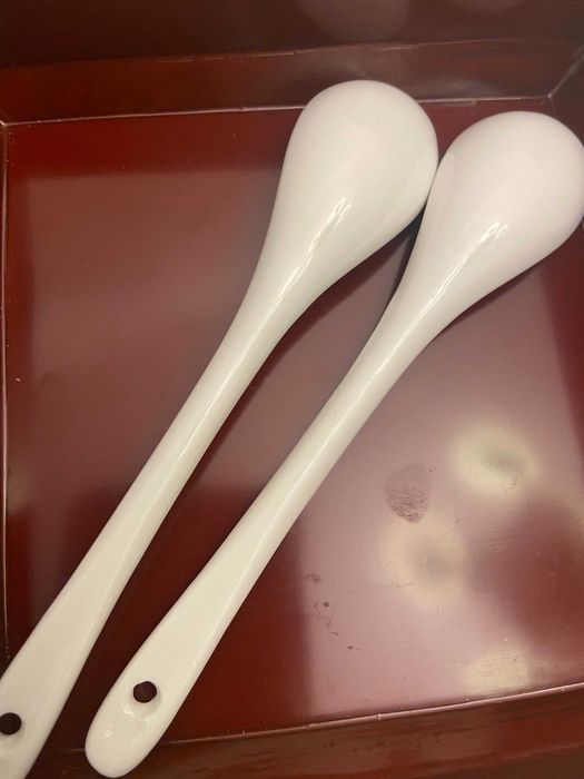 Łyżeczki porcelanowe Limoges 6 szt nowe