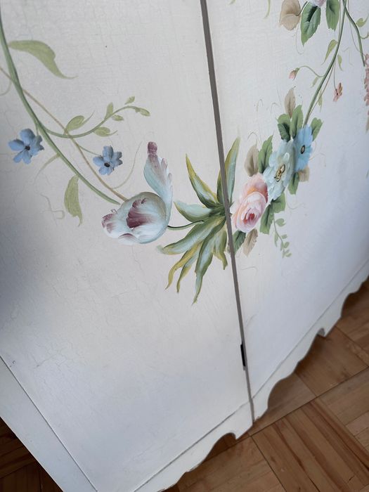 Parawan drewno mdf shabby chic malowany!