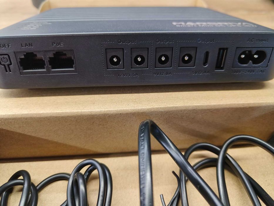 Mini DC UPS, ДБЖ для роутера, Marsriva KP5 Max 20000 мАч LifePO4, батареї у комплекті