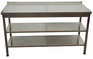 столи виробничі, нержавійка, для обробки м'яса, риби, мучних виробів