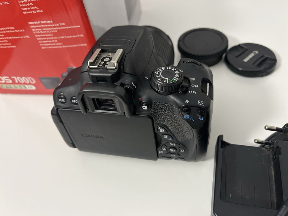 Canon eos700d + obiektyw