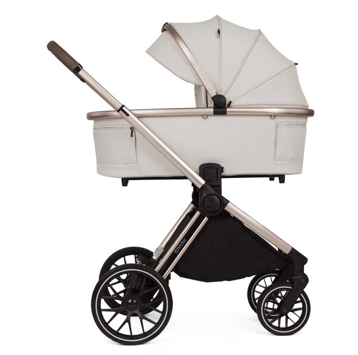 Adamex Spark Champagne wózek 2w1 z wyjątkowo dużą gondolą