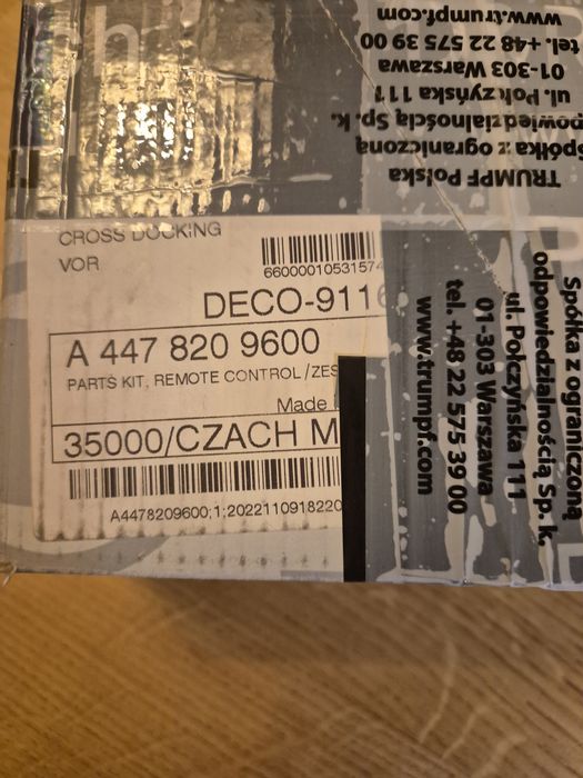 Centralka pilot Webasto Vito V-klasa