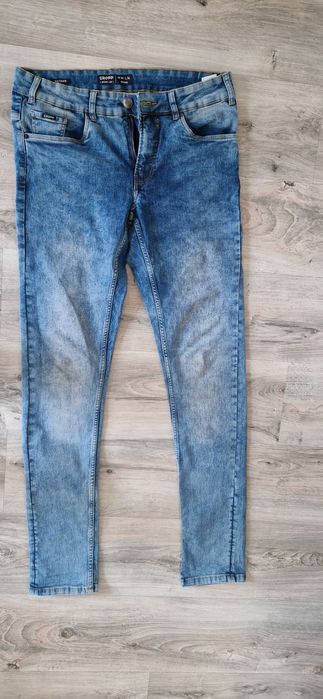 Spodnie jeansy cropp slim męskie 30/34