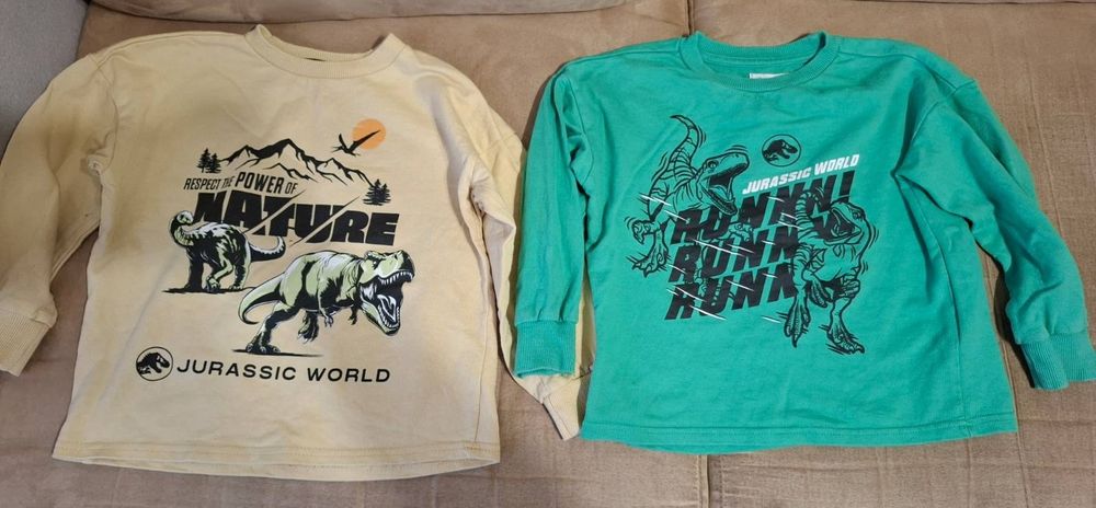 Zestaw 7 bluz chłopięcych r.110/116