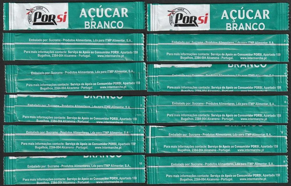Pacotes de Açúcar - Sucrame 2023, Porsi