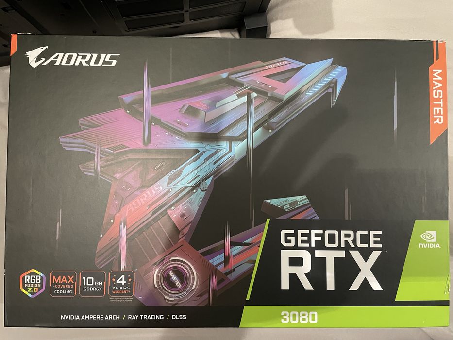 karta graficzna AORUS RTX 3080.