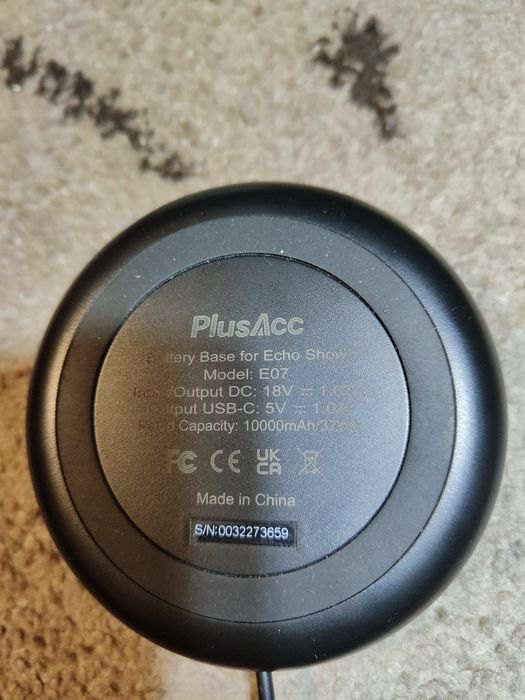 База батареї PlusAcc E07 для Echo Show 8