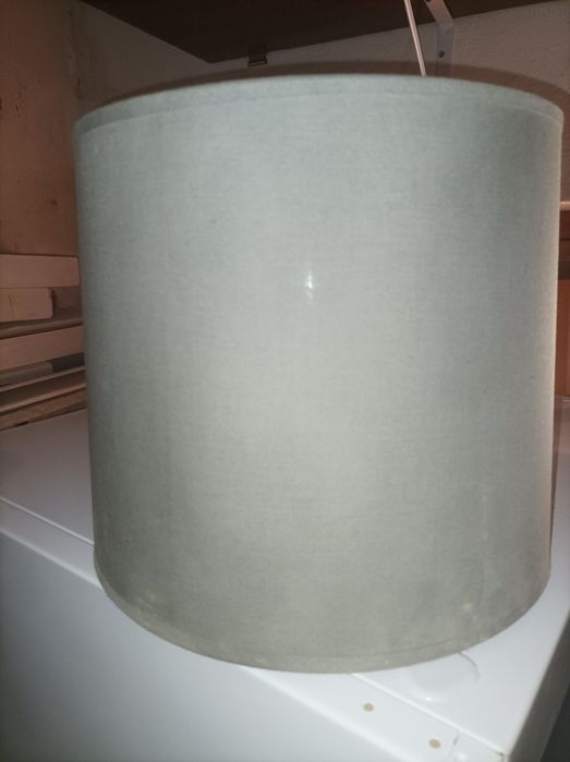 Abajur cinzento para candeeiro