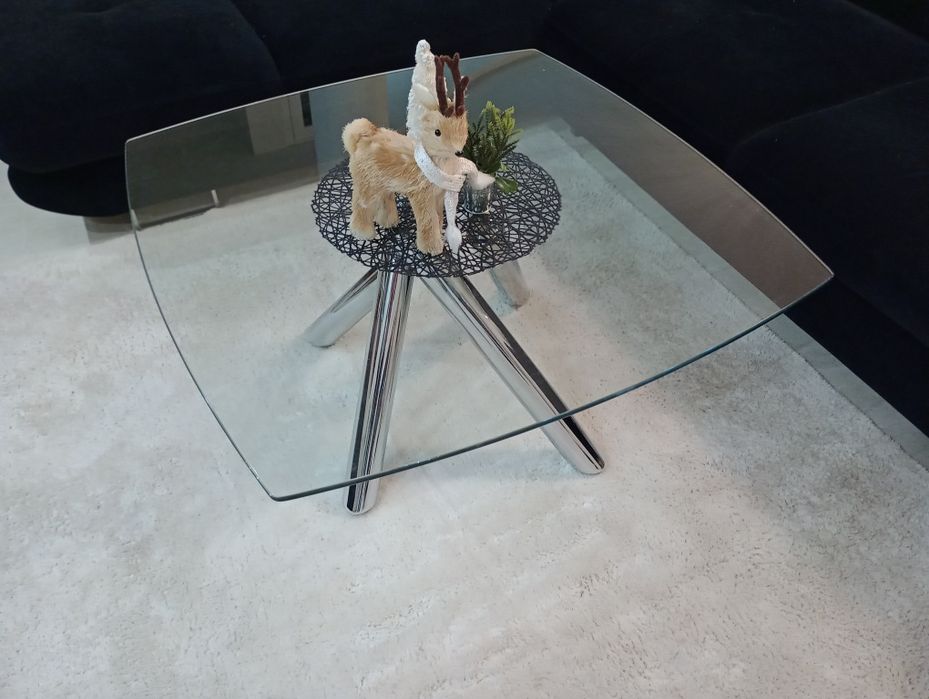 Szklany stolik 80x80