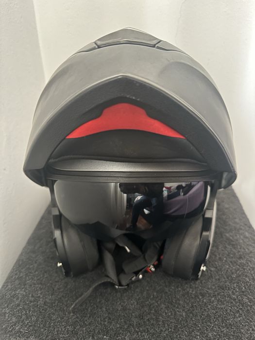 Capacete sprint  M Cinza Mate com Viseira Escura