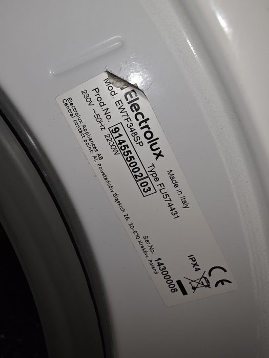 Pralka Electrolux seria 700 para perfect care