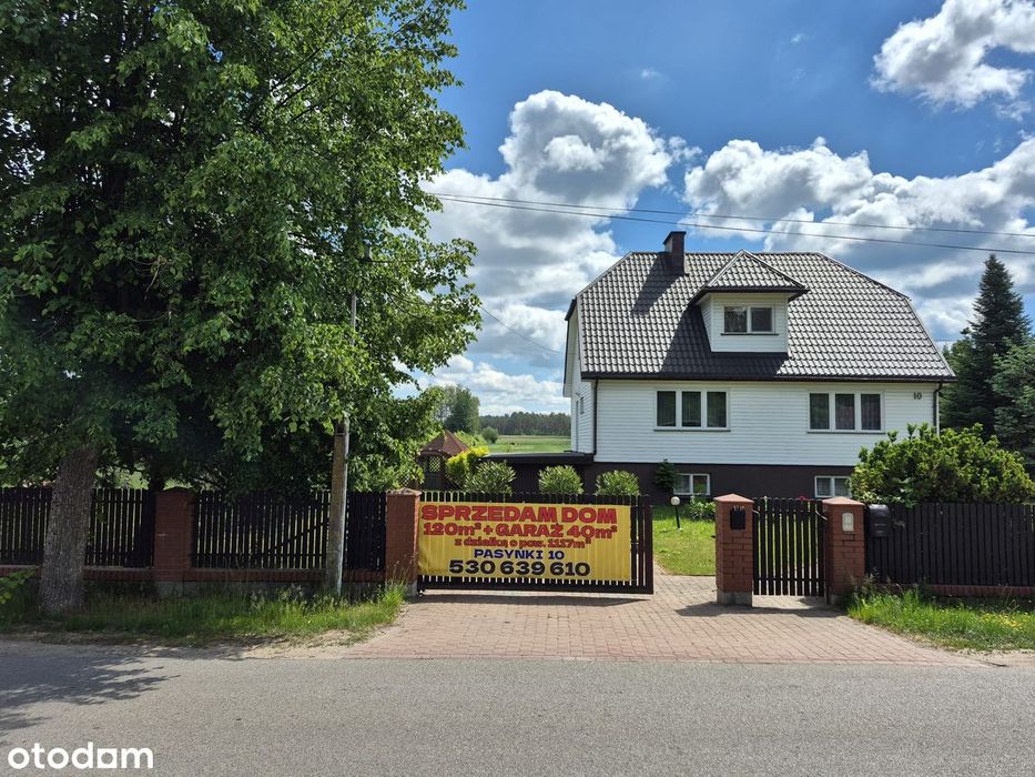 Sprzedam dom z działką 1117m2 w miejscowości Pasynki 10, gm Zabłudów.